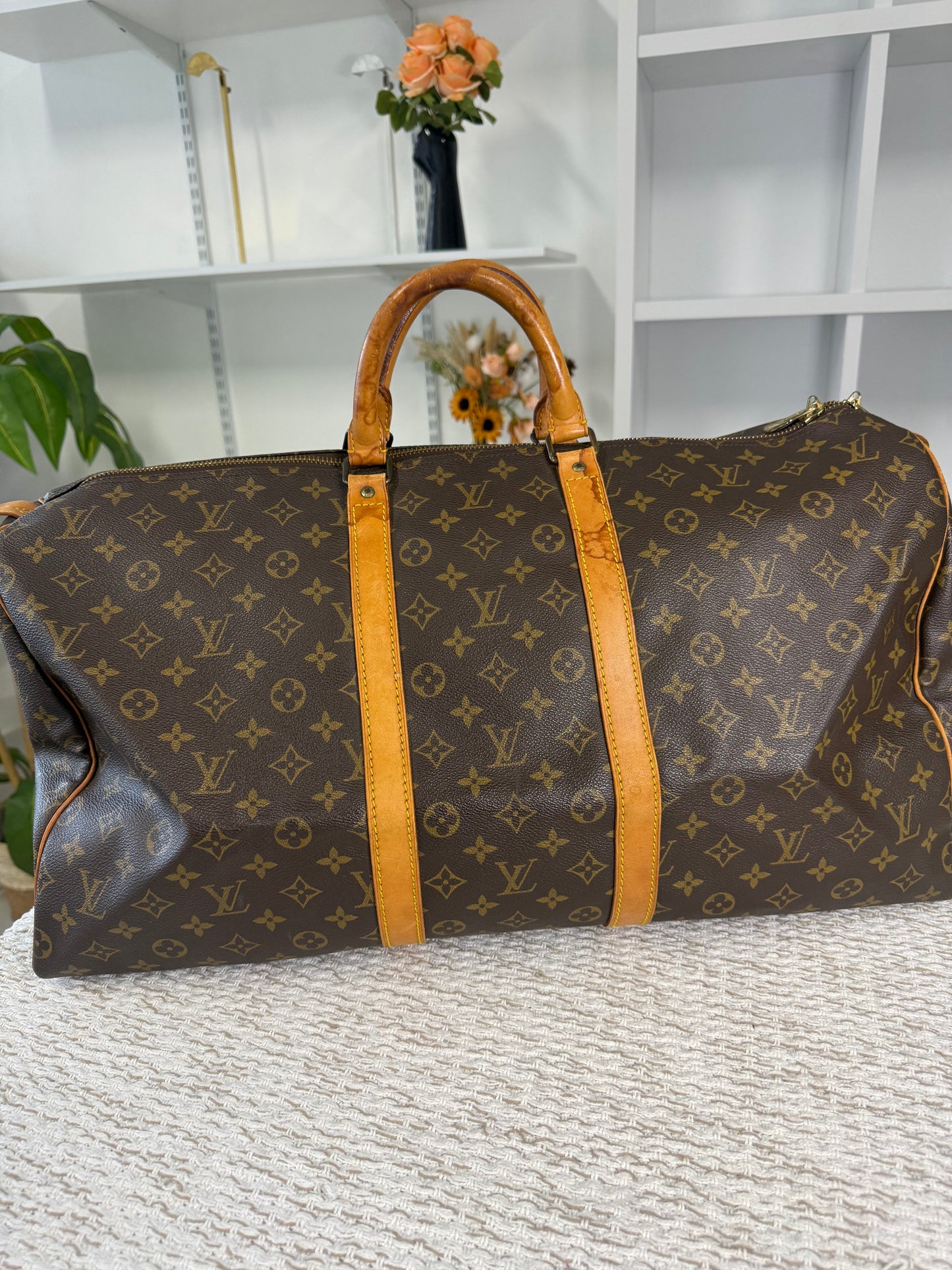 LOUIS VUITTON KEEPALL 55 in Monogram