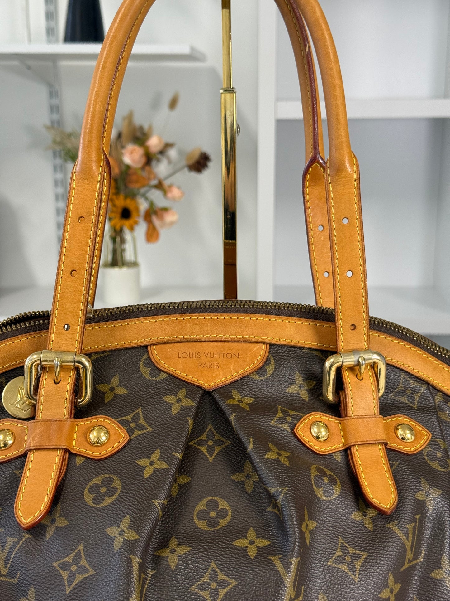 LOUIS VUITTON CANVAS TIVOLI GM BAG in Monogram