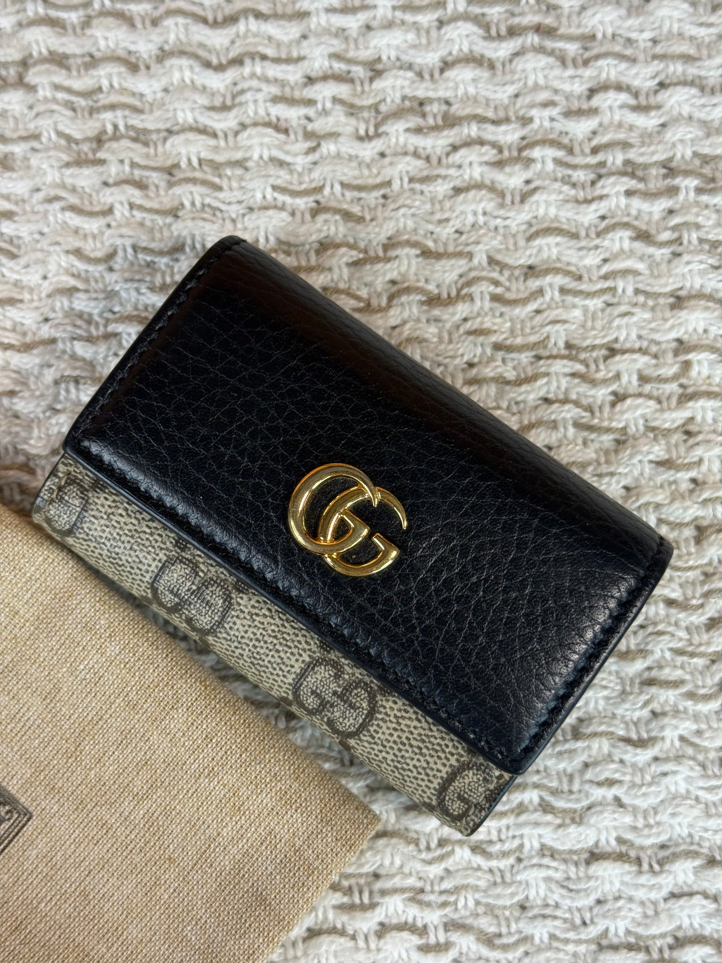 GUCCI GG SUPREME KEY CASE