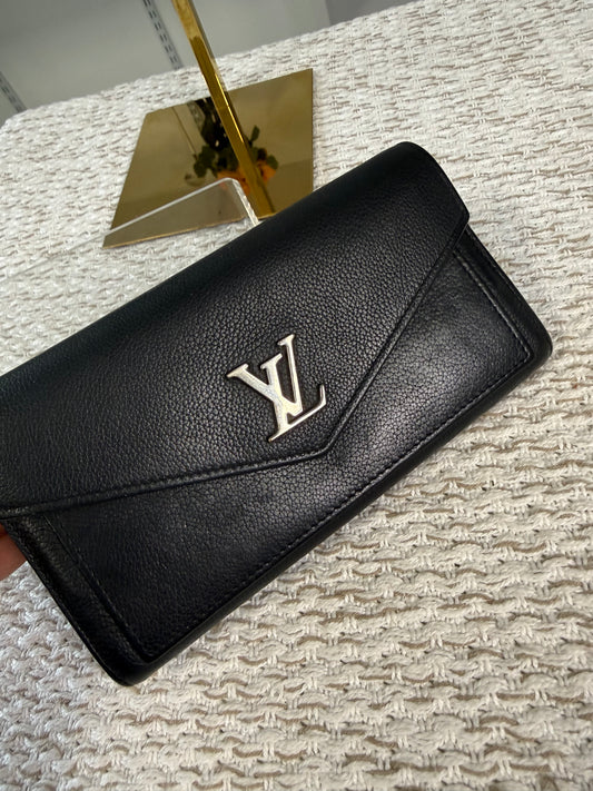 LOUIS VUITTON PORTEFEUILLE MY LOCK ME LONG WALLET NOIR BLACK
