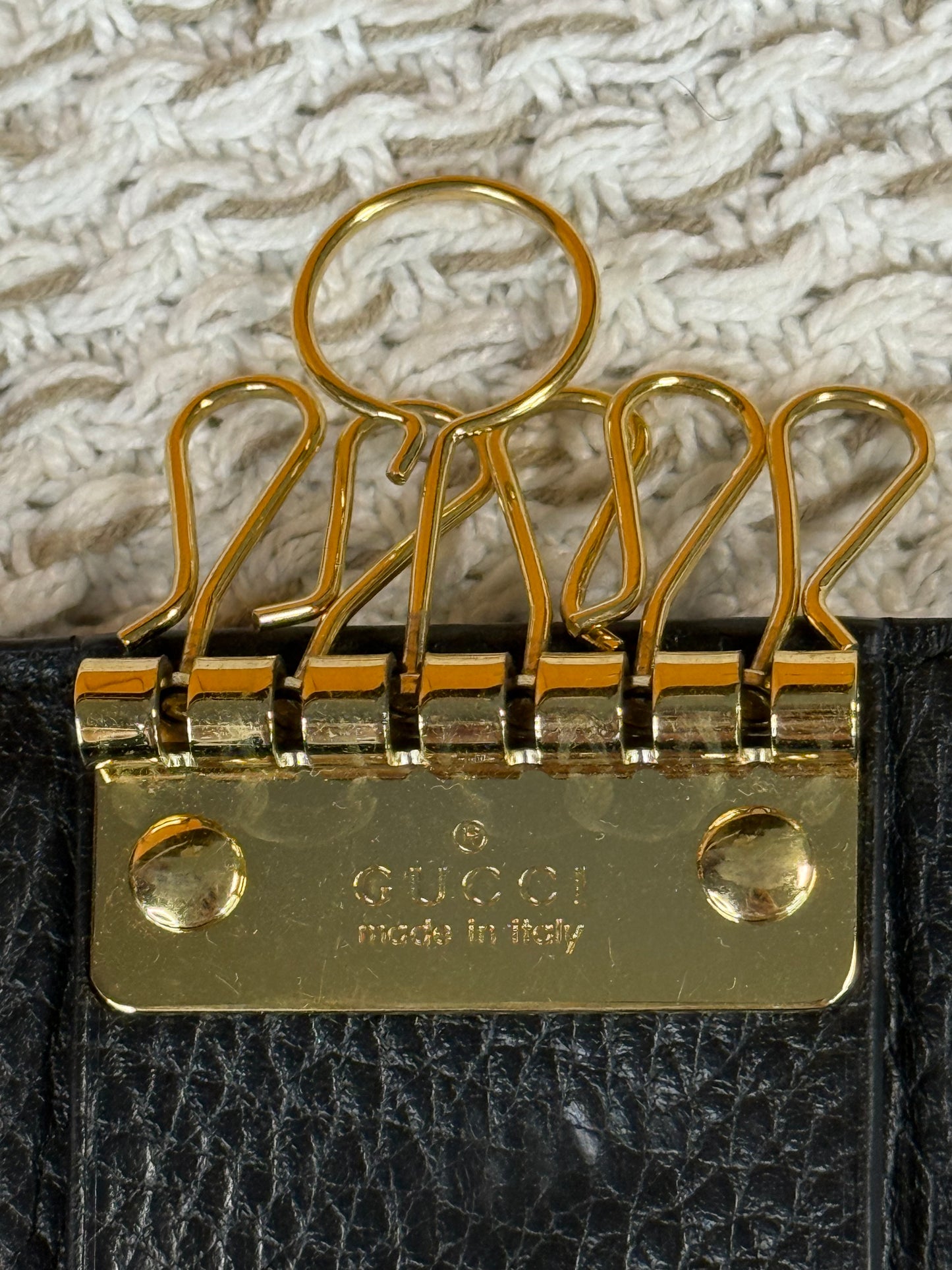 GUCCI GG SUPREME KEY CASE