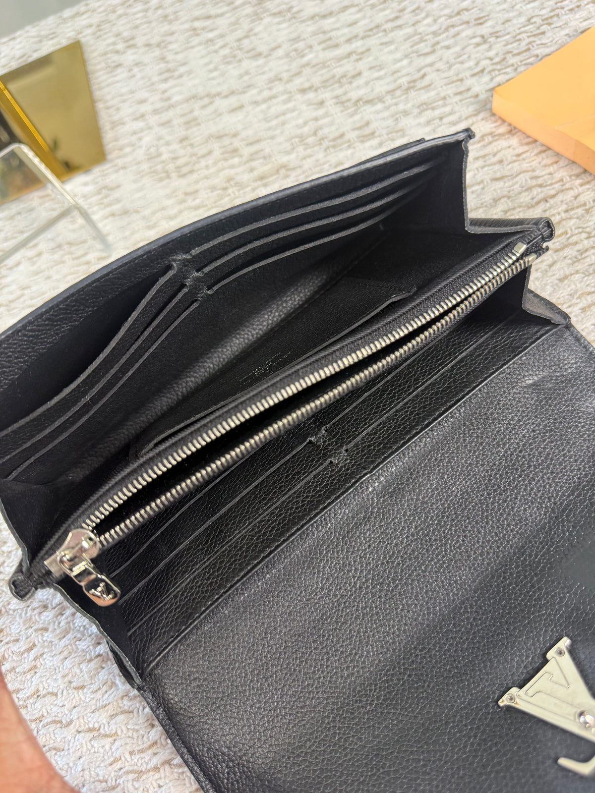 Portefeuille My Lock Me Long Wallet Noir Black