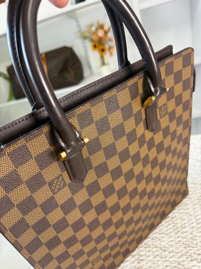 LOUIS VUITTON DAMIER CANVAS VENICE SAC PLAT BAG