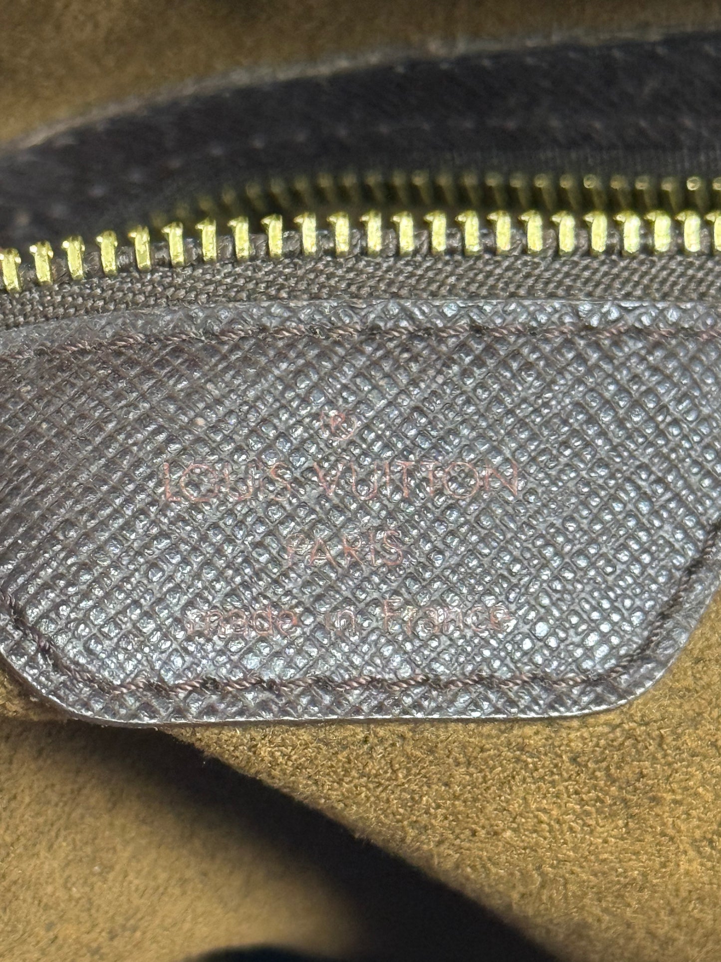 LOUIS VUITTON DAMIER CANVAS VENICE SAC PLAT BAG