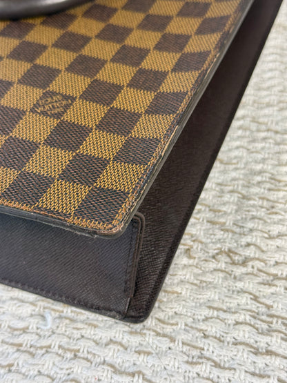 LOUIS VUITTON DAMIER CANVAS VENICE SAC PLAT BAG