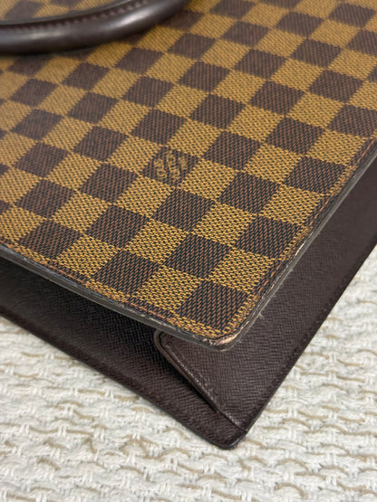 LOUIS VUITTON DAMIER CANVAS VENICE SAC PLAT BAG