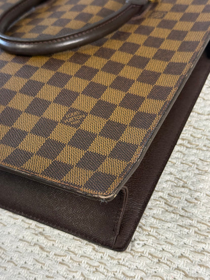 LOUIS VUITTON DAMIER CANVAS VENICE SAC PLAT BAG