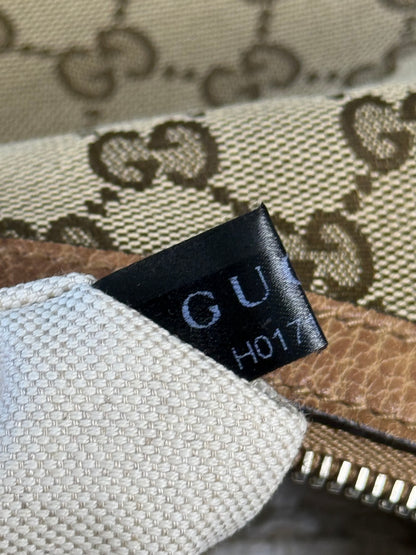 Beige/Brown GG Canvas Miss GG Original Hobo Bag