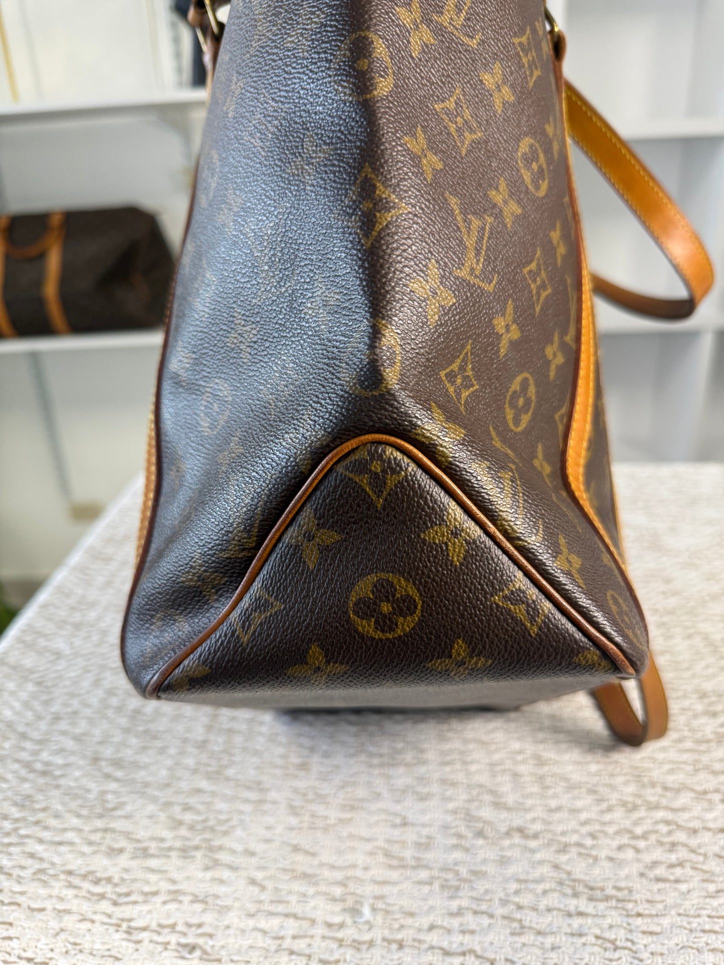 LOUIS VUITTON CANVAS SAC SHOPPING GM TOTE BAG in Monogram