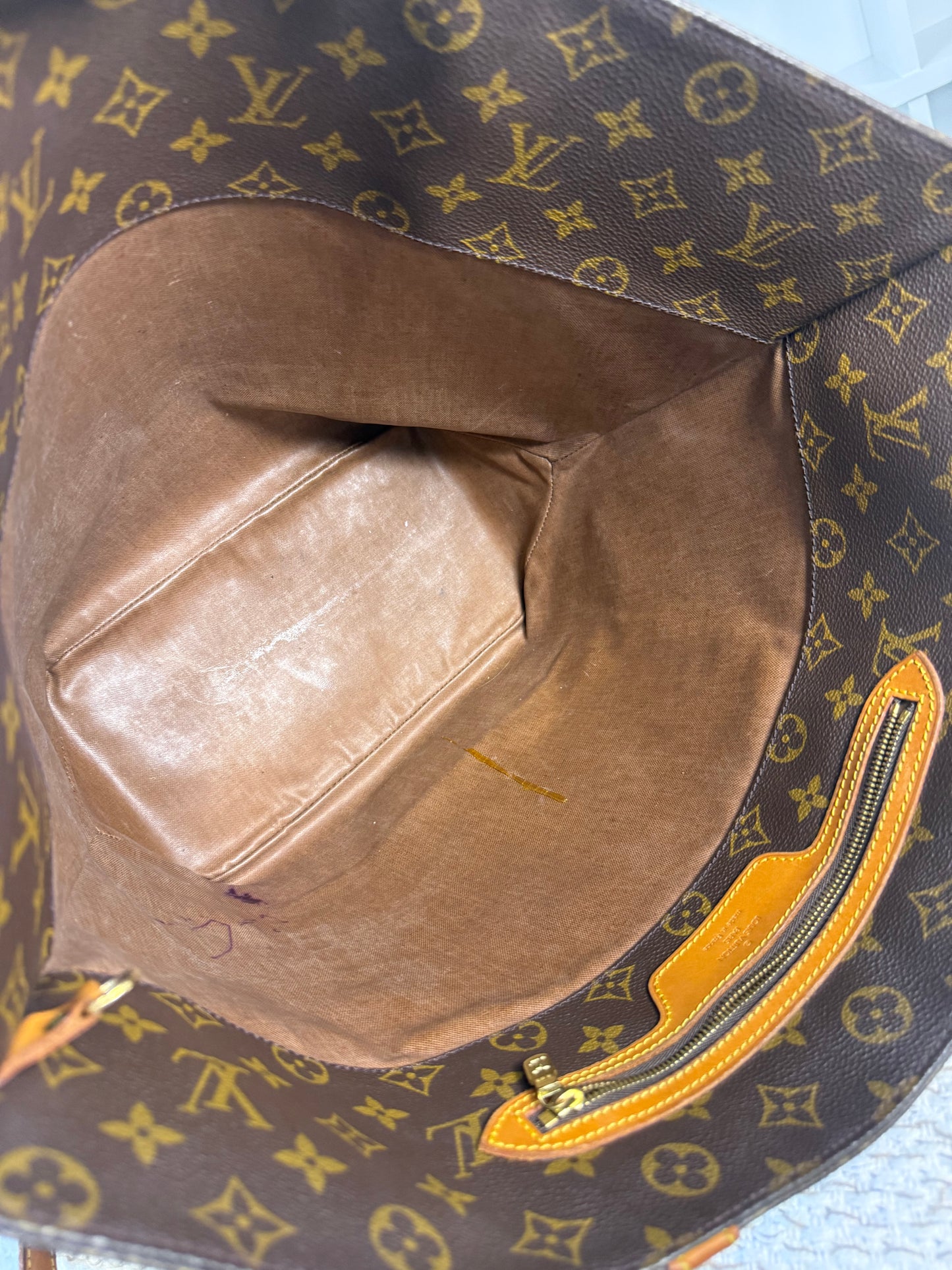 LOUIS VUITTON CANVAS SAC SHOPPING GM TOTE BAG in Monogram
