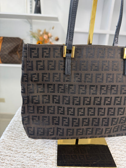 ZUCCHINO TOTE BAG BROWN FF CANVAS in Monogram