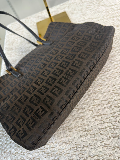 ZUCCHINO TOTE BAG BROWN FF CANVAS in Monogram