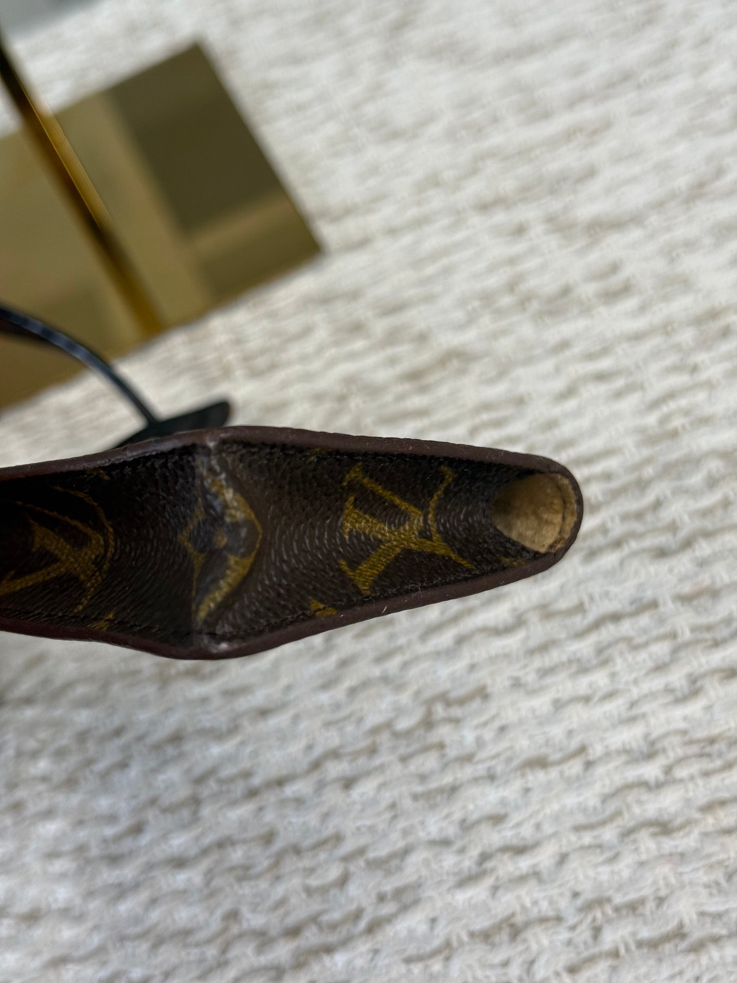 LOUIS VUITTON GLASSES CASE in Monogram