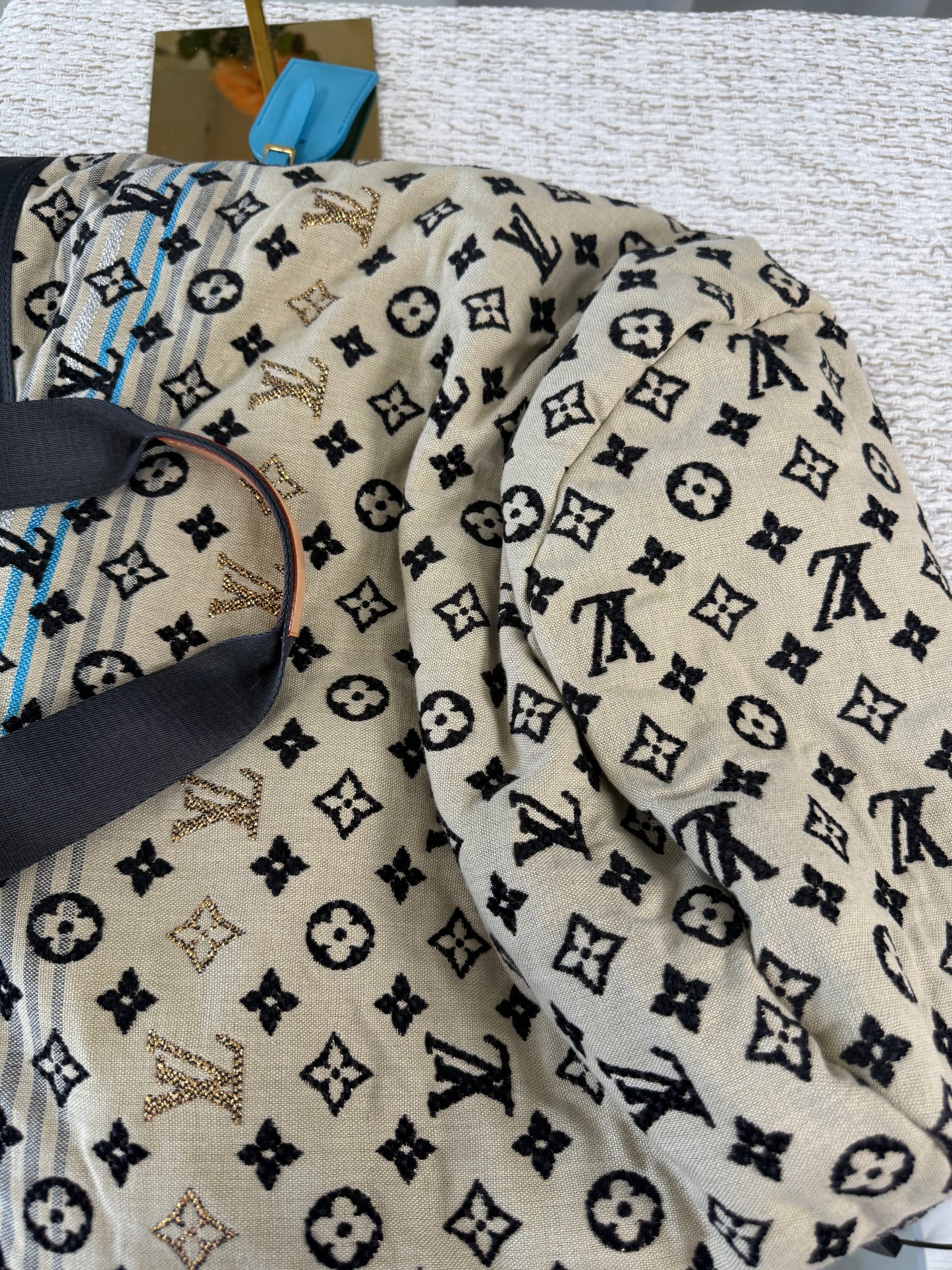 LOUIS VUITTON 2010 LIMITED EDITION BOHEMIAN GYPSY GM BLUE