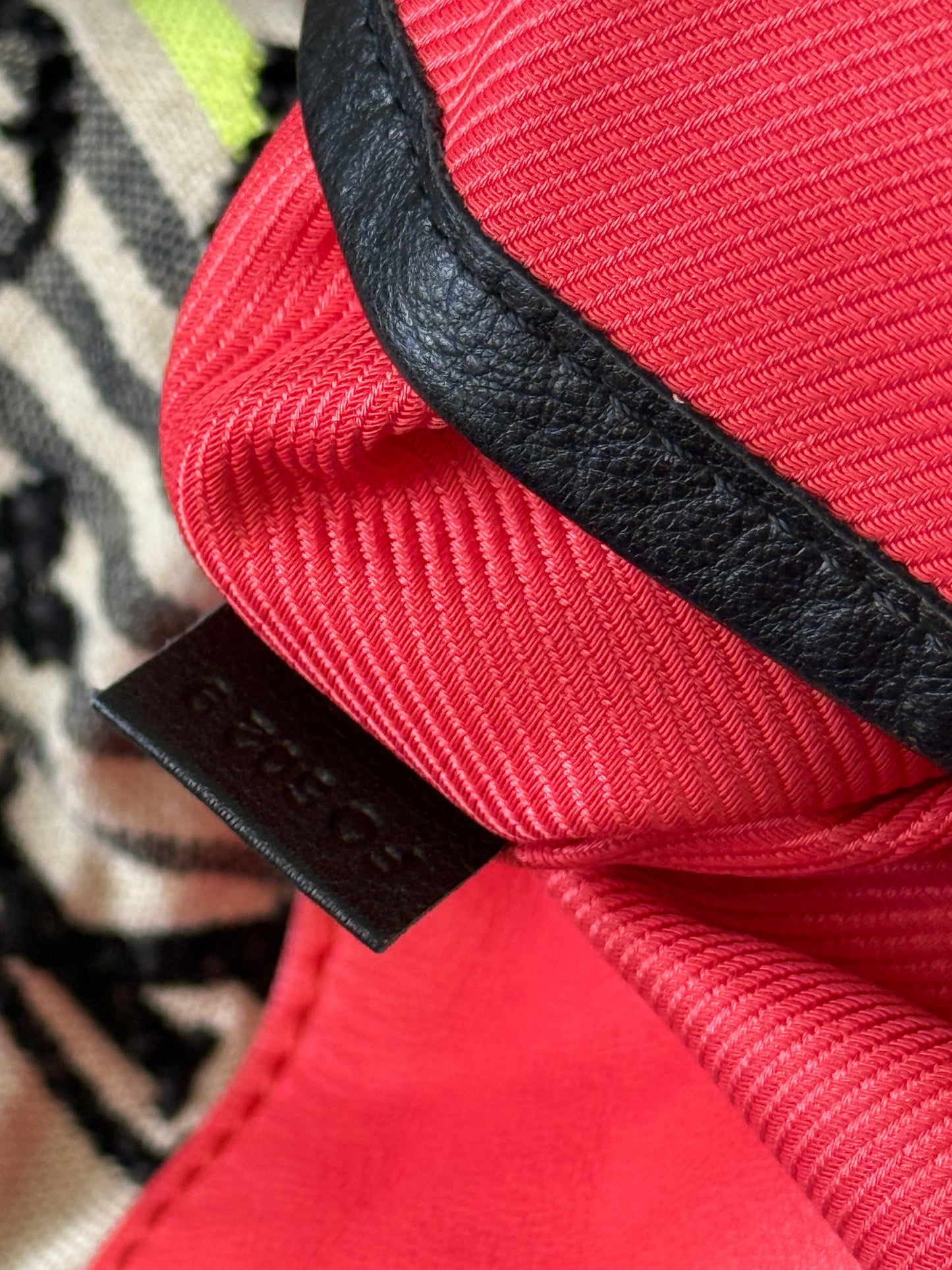 LOUIS VUITTON LIMITED EDITION ROUGE MONOGRAM CHECHE BOHEMIAN BAG