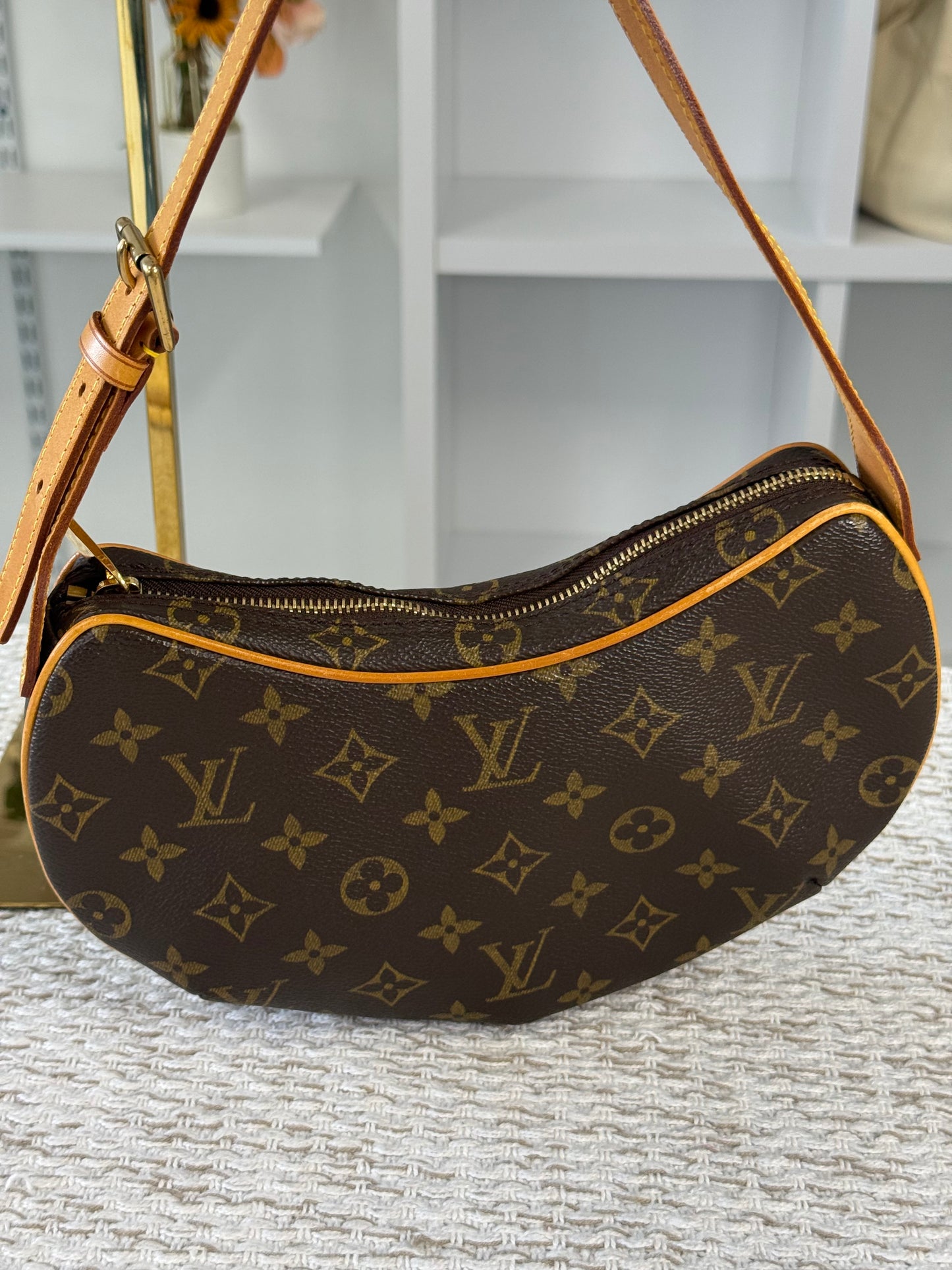 LOUIS VUITTON MONOGRAM CANVAS POCHETTE CROISSANT M10013