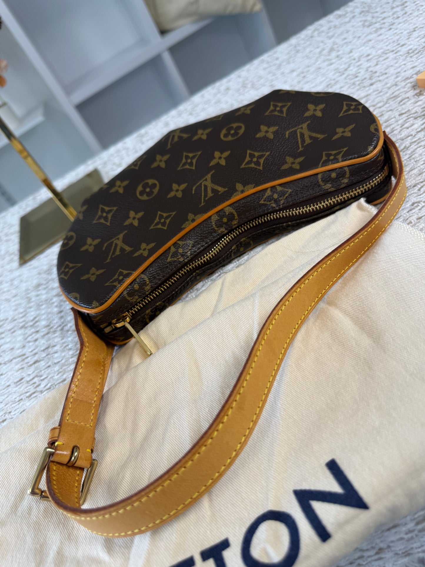 LOUIS VUITTON MONOGRAM CANVAS POCHETTE CROISSANT M10013
