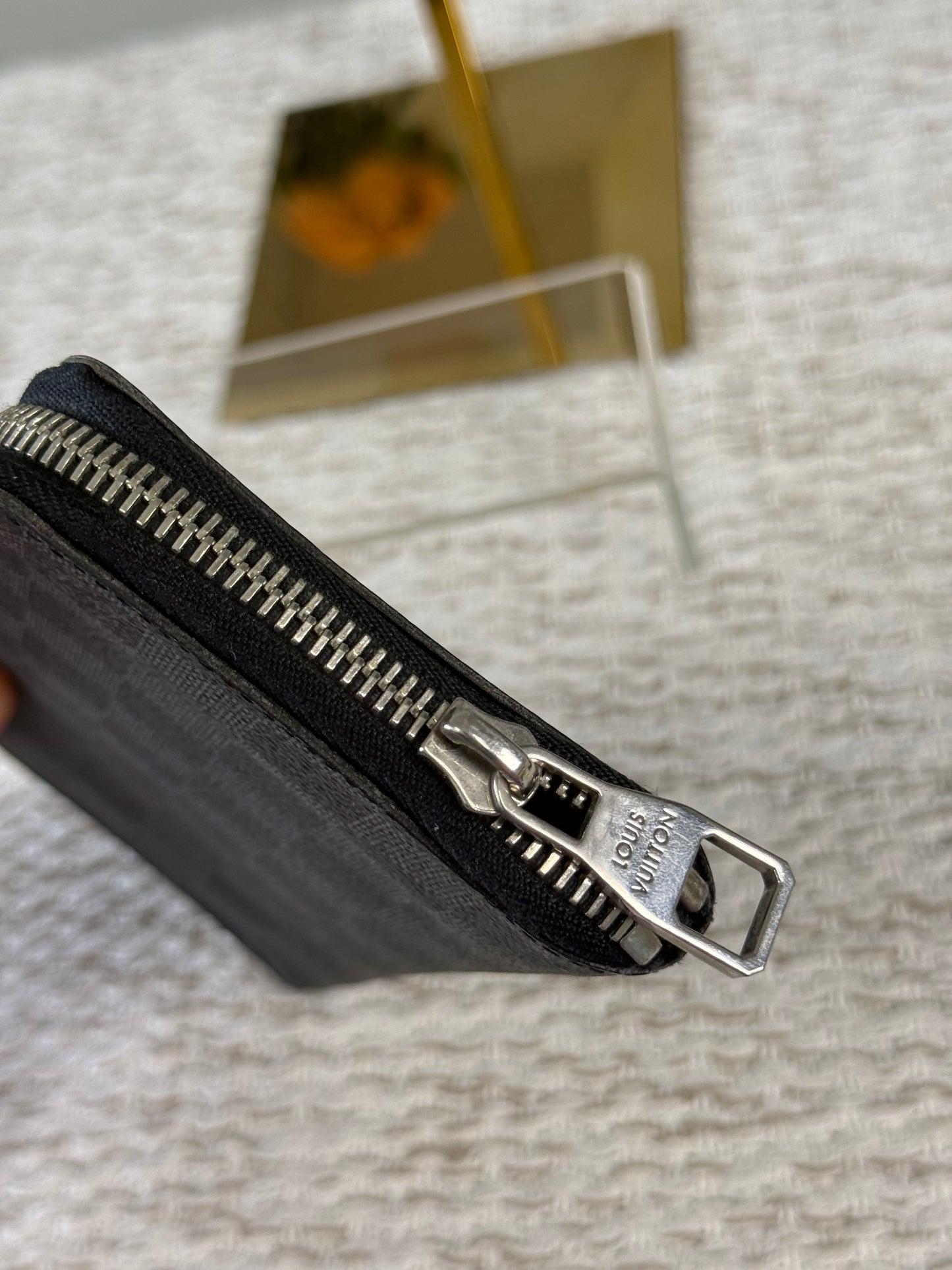 LOUIS VUITTON DAMIER GRAPHITE CANVAS ZIPPY ORGANIZER WALLET