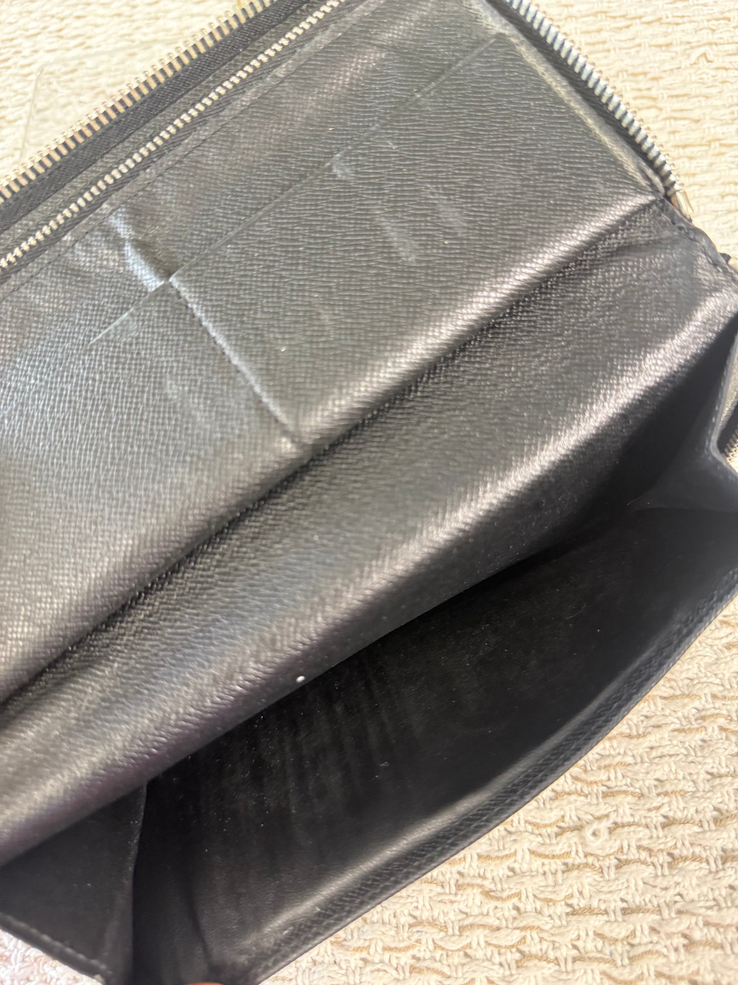 LOUIS VUITTON DAMIER GRAPHITE CANVAS ZIPPY ORGANIZER WALLET