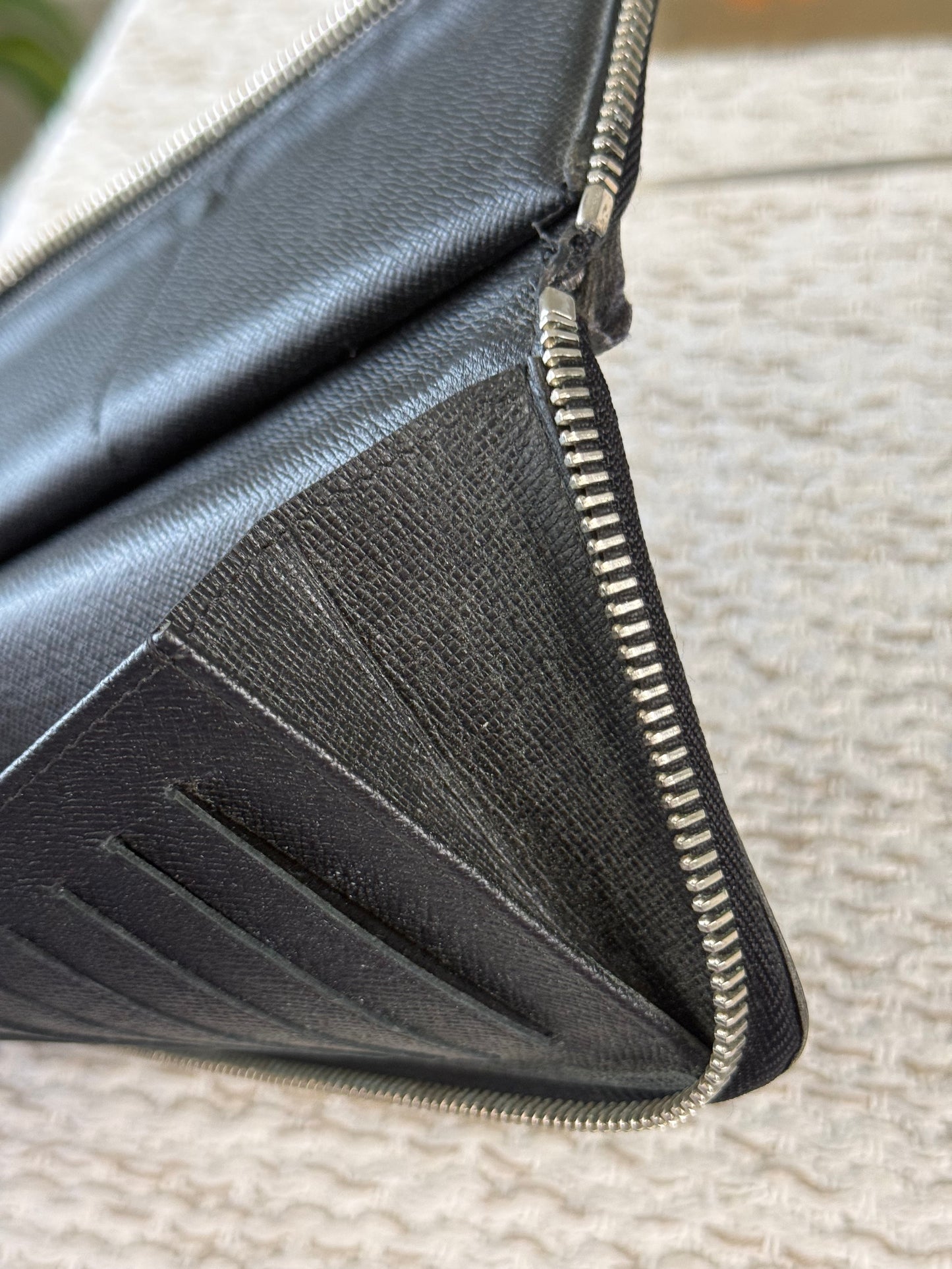 LOUIS VUITTON DAMIER GRAPHITE CANVAS ZIPPY ORGANIZER WALLET