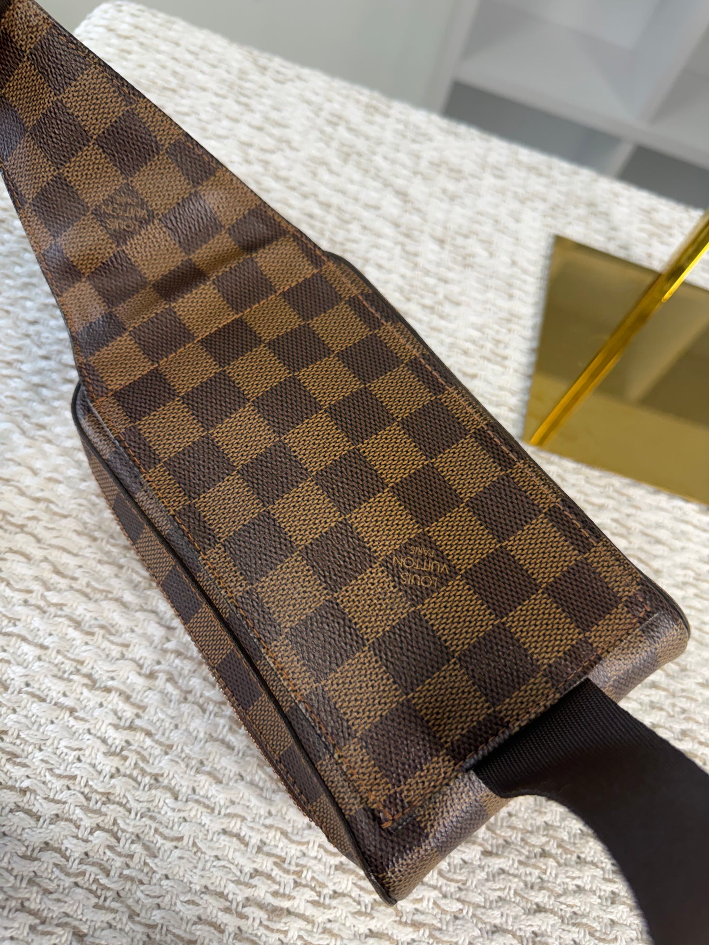LOUIS VUITTON GERONIMOS BUM BAG CROSSBODY EBENE N51994