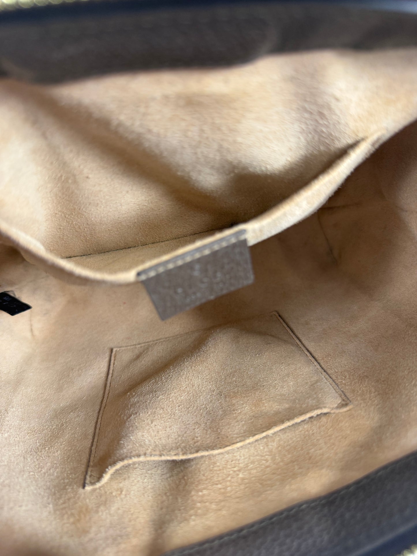 GUCCI GG SUPREME MONOGRAM WEB SMALL OPHIDIA TOTE BAG