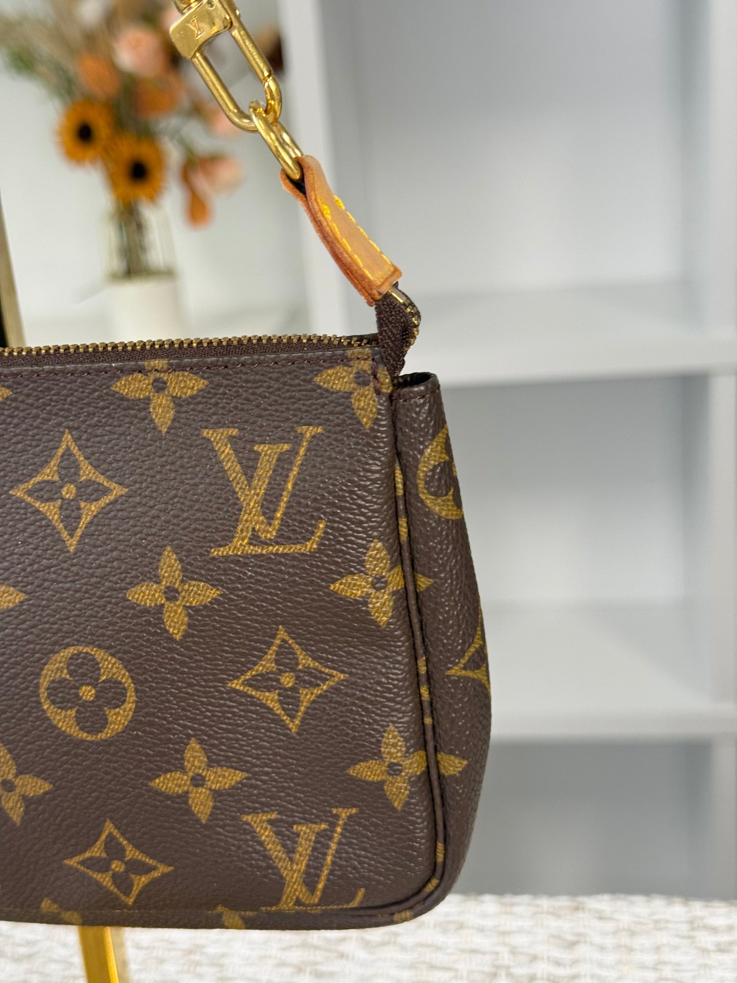 LOUIS VUITTON MONOGRAM CANVAS ACCESSORIES POCHETTE BAG