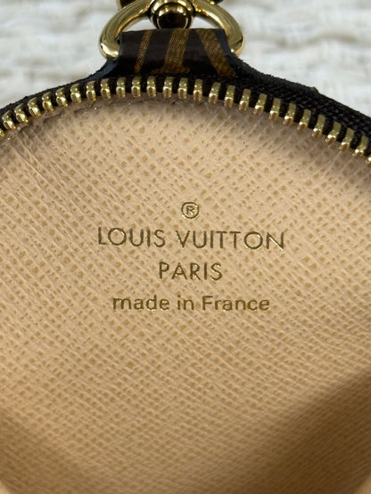ROUND COIN PURSE in MONOGRAM CANVAS