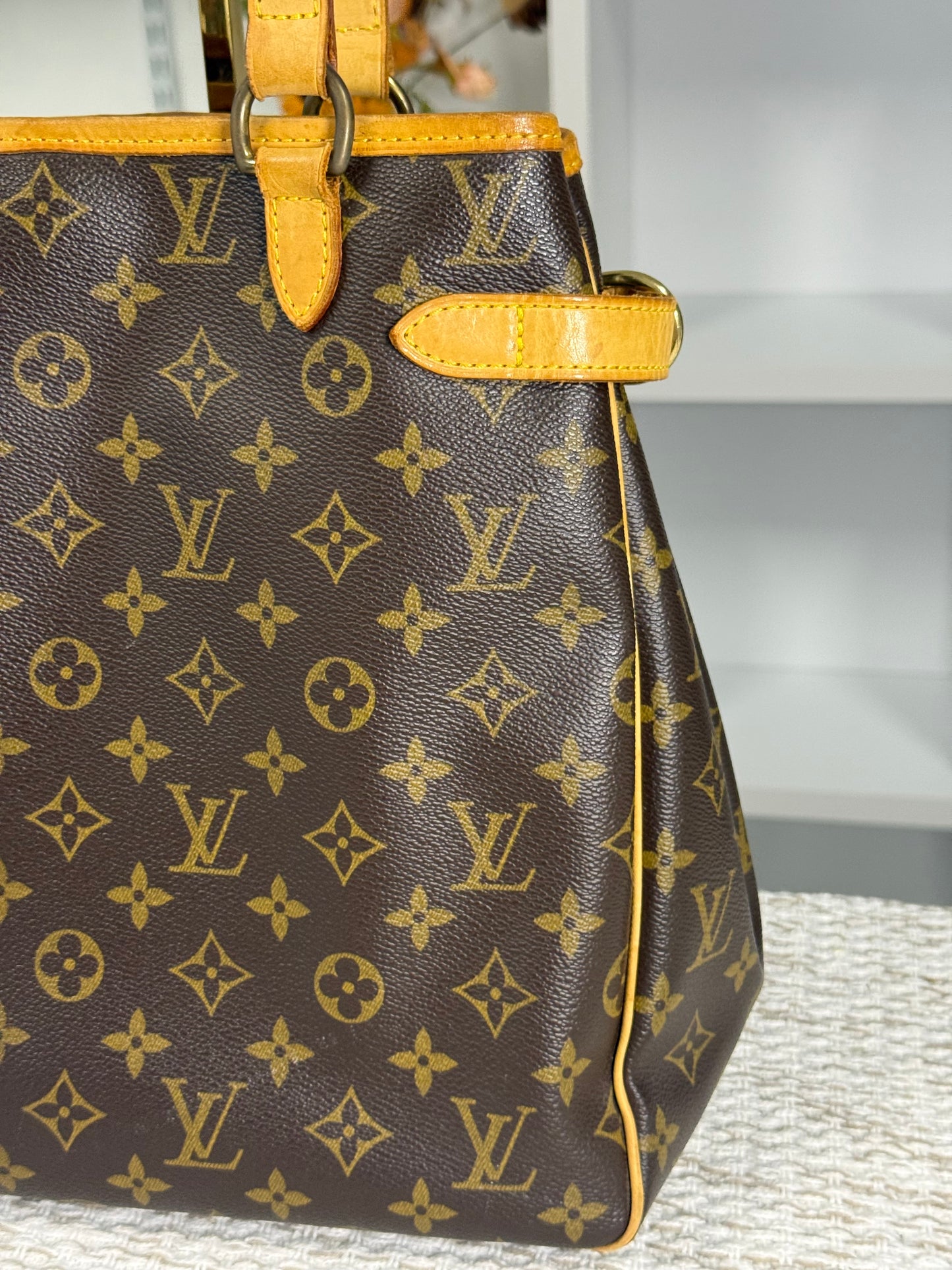 LOUIS VUITTON MONOGRAM CANVAS BATIGNOLLES VERTICAL BAG