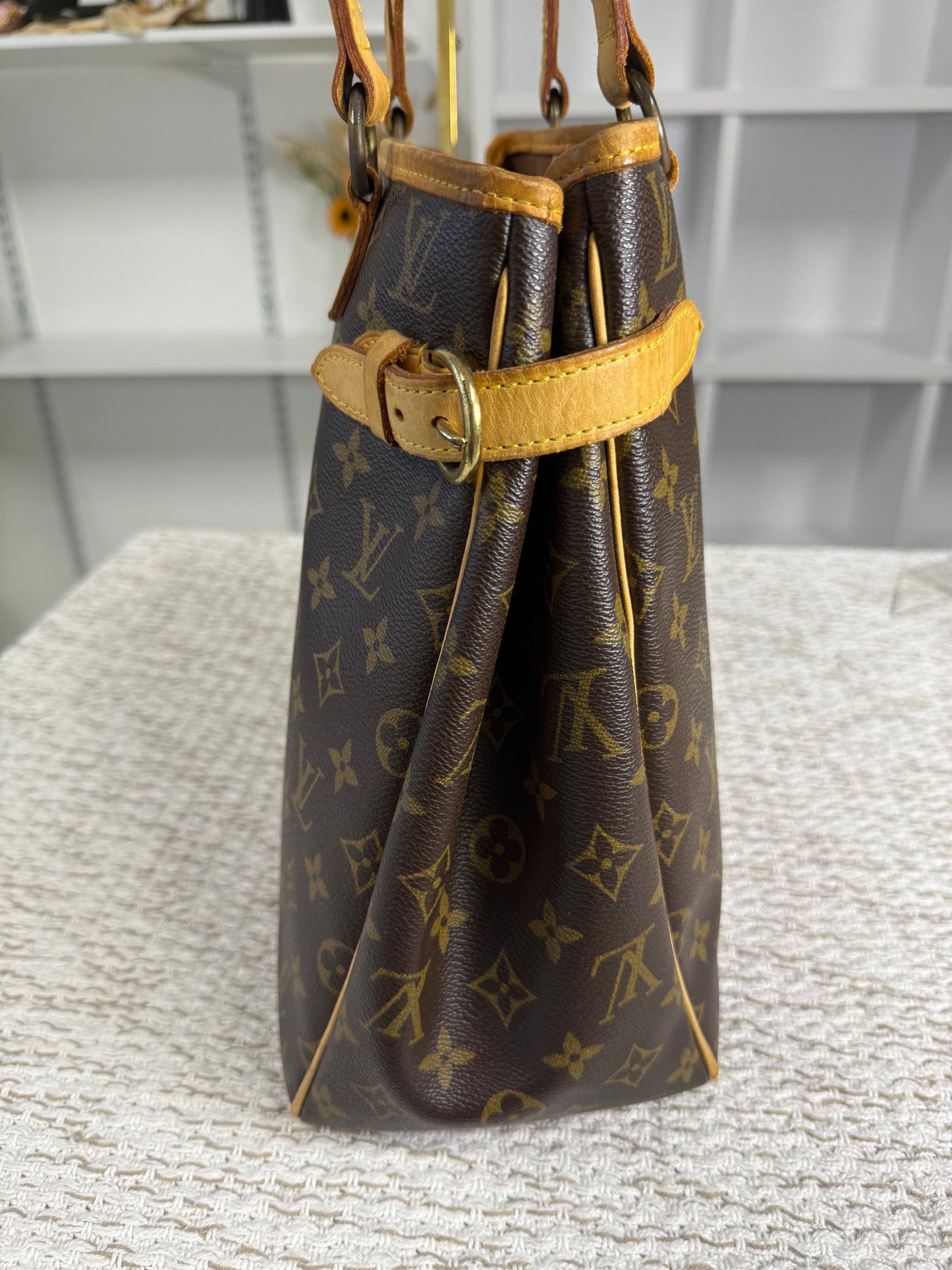 LOUIS VUITTON MONOGRAM CANVAS BATIGNOLLES VERTICAL BAG