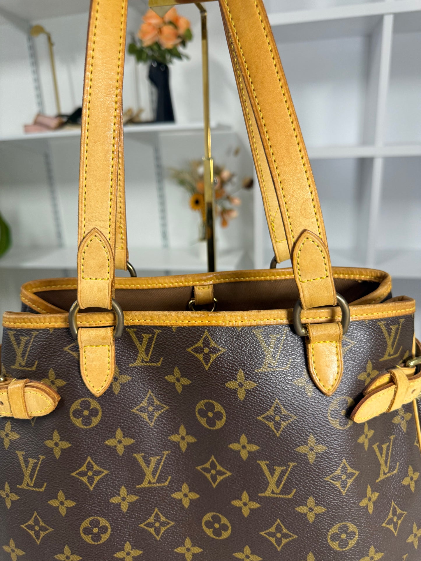 LOUIS VUITTON MONOGRAM CANVAS BATIGNOLLES VERTICAL BAG