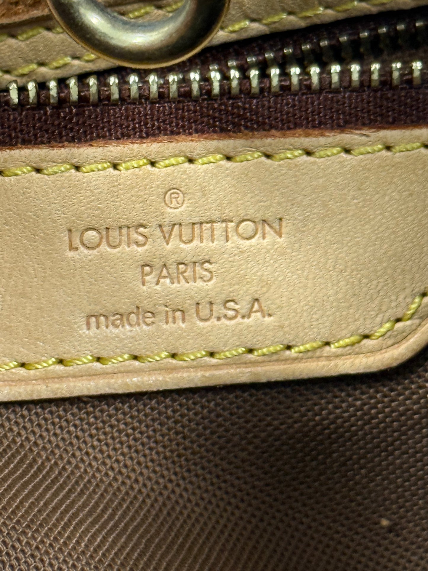LOUIS VUITTON MONOGRAM CANVAS BATIGNOLLES VERTICAL BAG