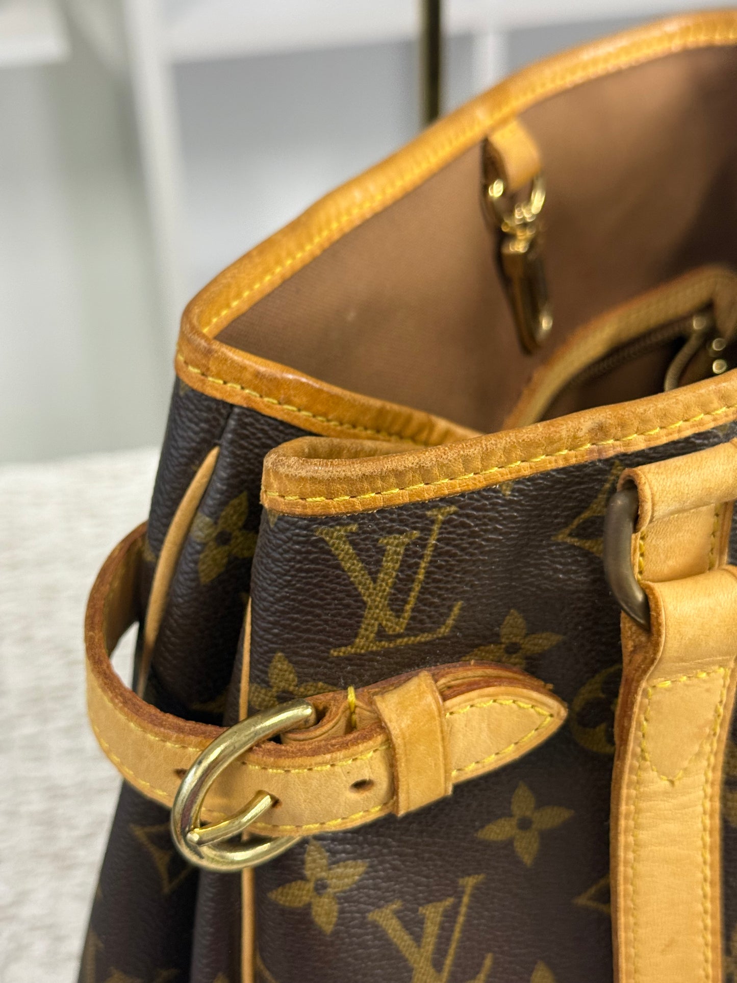 LOUIS VUITTON MONOGRAM CANVAS BATIGNOLLES VERTICAL BAG