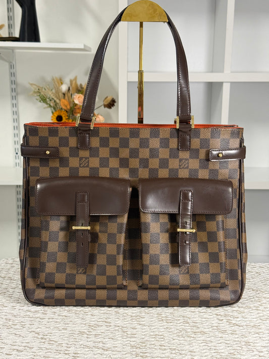LOUIS VUITTON DAMIER CANVAS UZES TOTE BAG