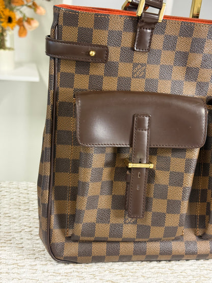 LOUIS VUITTON DAMIER CANVAS UZES TOTE BAG