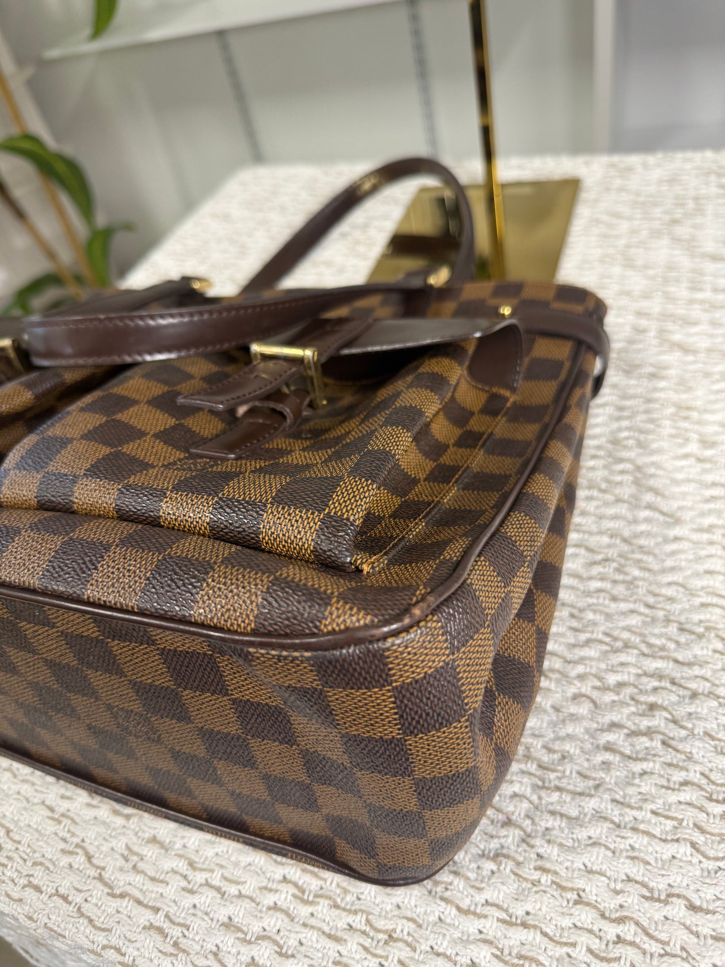 LOUIS VUITTON DAMIER CANVAS UZES TOTE BAG