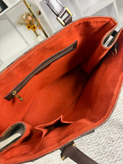 LOUIS VUITTON DAMIER CANVAS UZES TOTE BAG