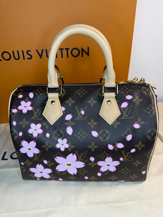 LOUIS VUITTON X TAKASHI MURAKAMI CHERRY BLOSSOM SPEEDY BAG
