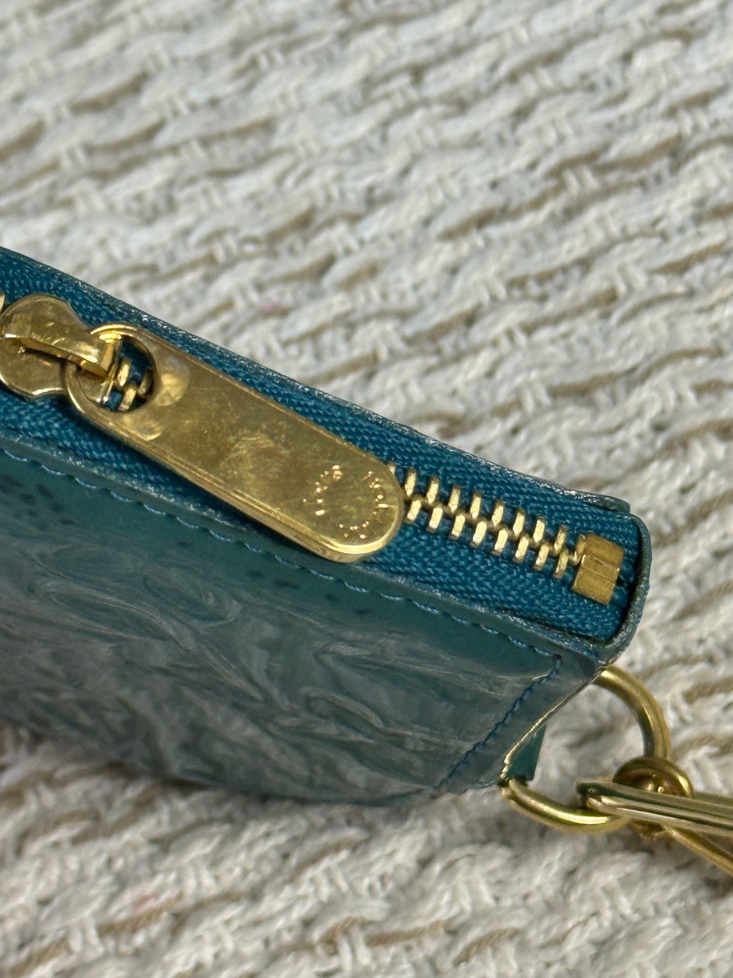 LOUIS VUITTON BLUE GALACTIC MONOGRAM VERNIS HEART COIN‑PURSE
