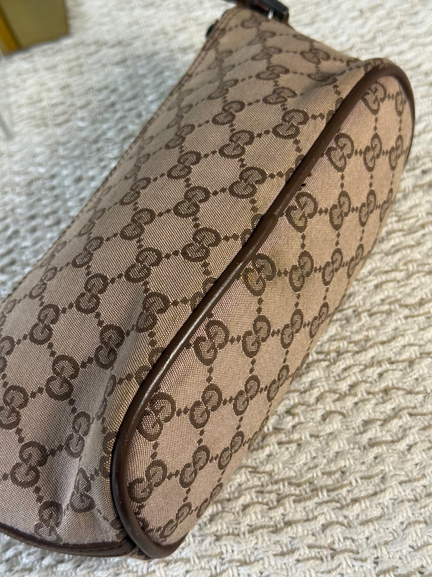 GUCCI GG CANVAS ACCESSORIES POCHETTE BAG