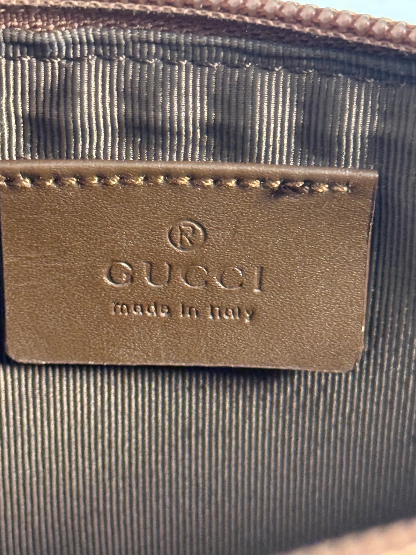 GUCCI GG CANVAS ACCESSORIES POCHETTE BAG