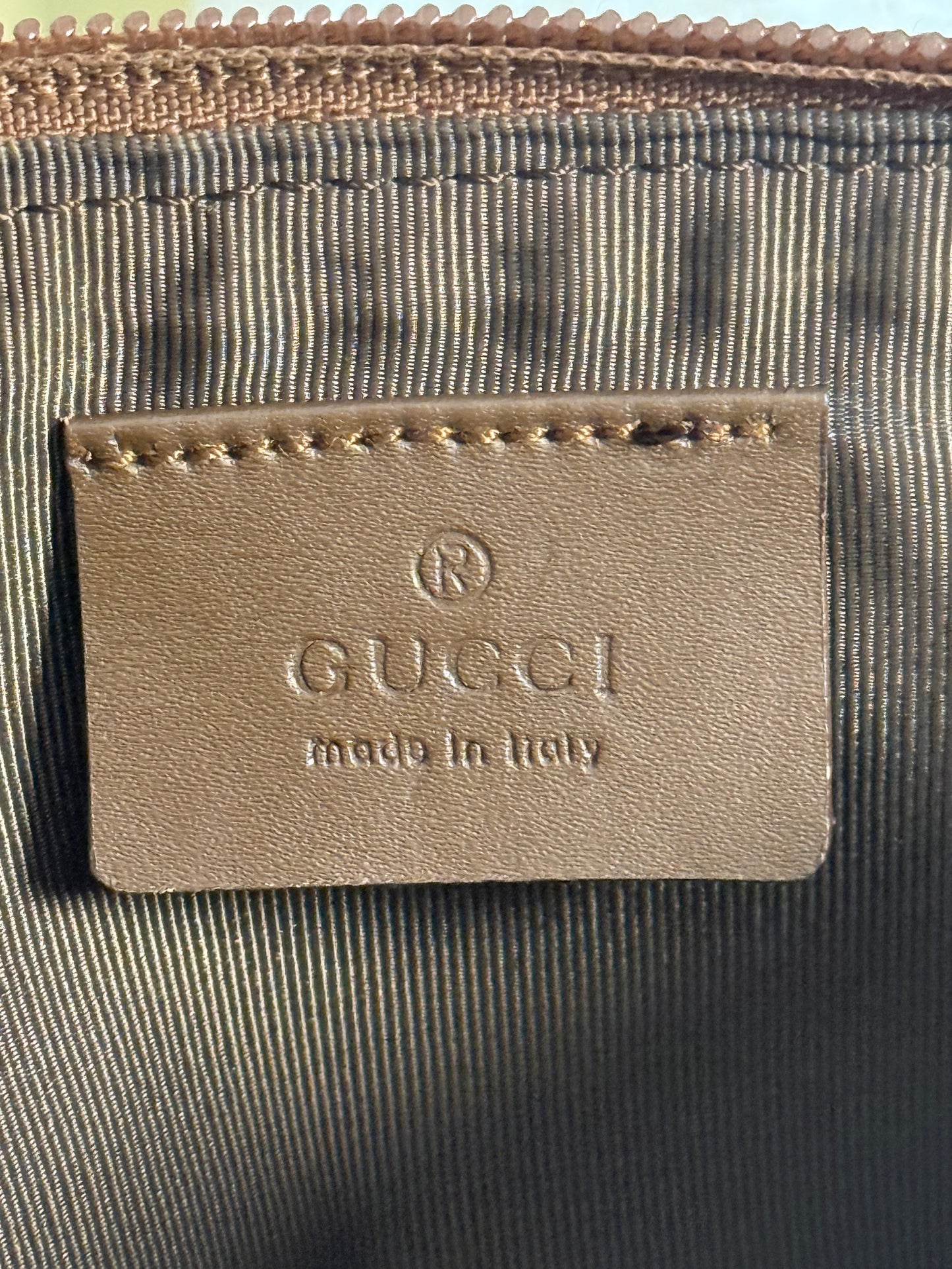 GUCCI GG CANVAS ACCESSORIES POCHETTE BAG