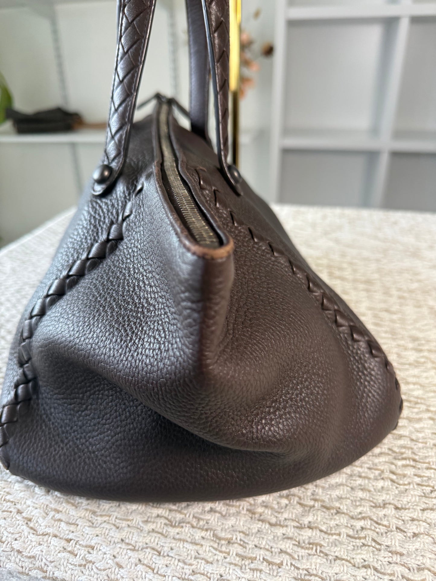 BOTTEGA VENETA LEATHER TOTE