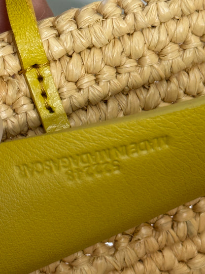 LOEWE SMALL RAFFIA BUNNY BASKET BAG