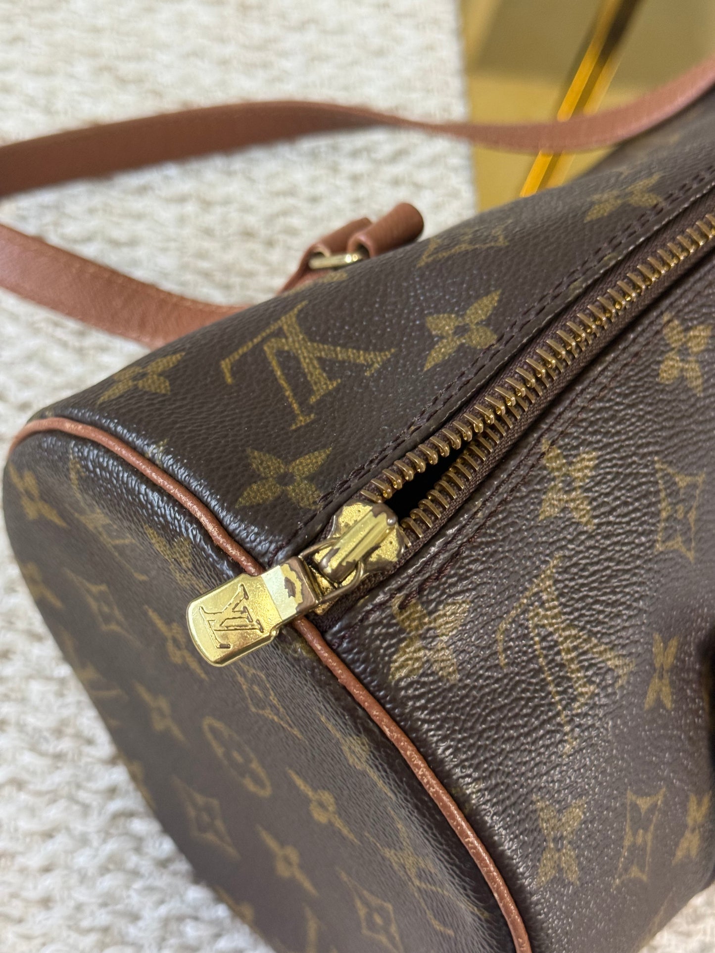 LOUIS VUITTON 1996 MONOGRAM PAPILLON 30 HANDBAG