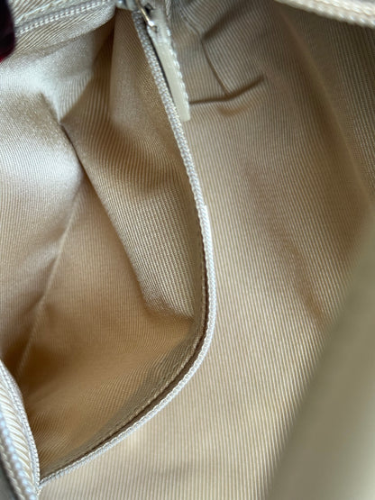 Gucci GG suede and leather hobo bag beige camel