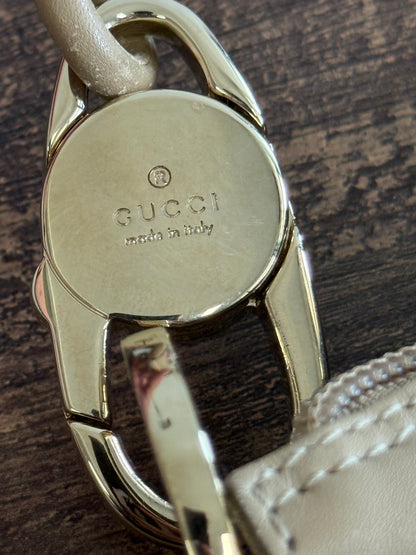 Gucci GG suede and leather hobo bag beige camel