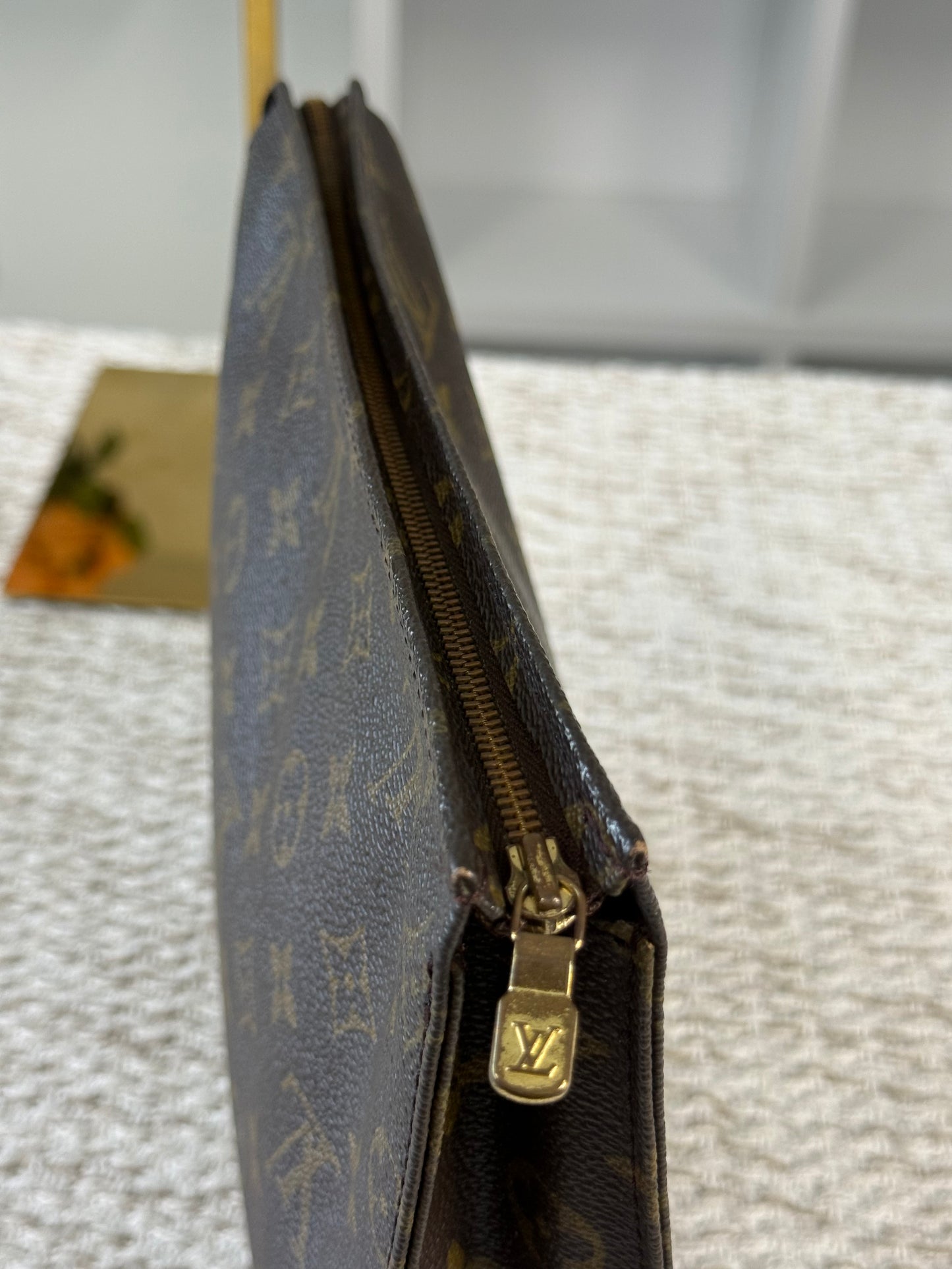 LOUIS VUITTON CANVAS POCHE TOILETTE POUCH in Monogram