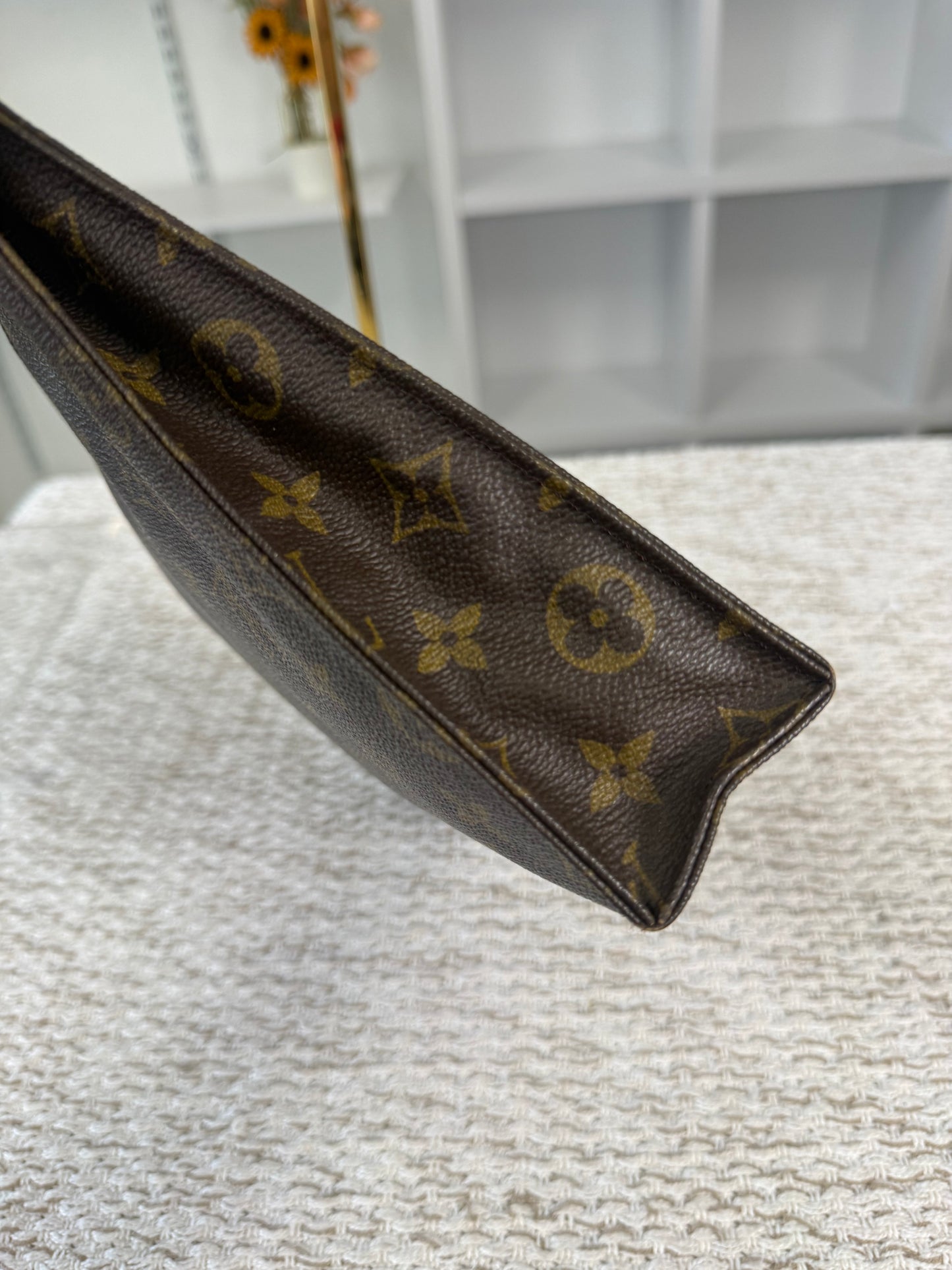 LOUIS VUITTON CANVAS POCHE TOILETTE POUCH in Monogram