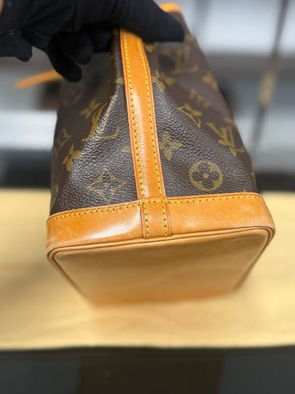 Rare Louis Vuitton Mini Noé Monogram Canvas Bucket Bag M42227